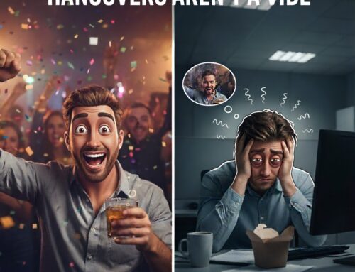 Hangovers Are Not A Vibe- Feeling Present and 💯 – Now That’s A Vibe!